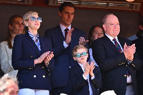 NO TABLOIDS: Monaco Royals At Rolex Monte-Carlo Masters Final