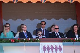 NO TABLOIDS: Monaco Royals At Rolex Monte-Carlo Masters Final