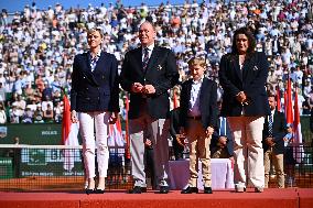 NO TABLOIDS: Monaco Royals At Rolex Monte-Carlo Masters Final