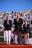 NO TABLOIDS: Monaco Royals At Rolex Monte-Carlo Masters Final