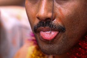Tongue Piercing Festival Of Nepal