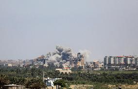 MIDEAST-GAZA-ISRAELI STRIKES