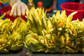 A Special Snack Mango Flowers in Nanning