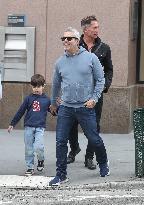 Andy Cohen And Son Head To Lunch - NYC