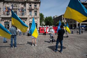 Demonstration Against The War In Ukraine - Marseille