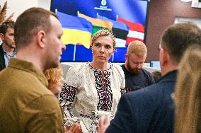 Interior Ministers of Estonia, Latvia and Lithuania visit call center of Service 112 in Lviv