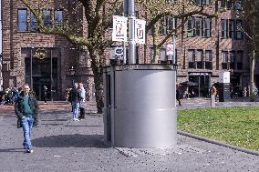 Pop Up Public Toilets In Amsterdam