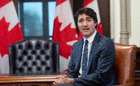 PM Trudeau Meets Belarus Opposition Leader Tsikhanouskaya - Ottawa