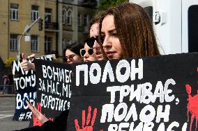 The Action "Don't Be Silent. Captivity Kills" In Support Of Captured Azovstal Defenders In Kyiv