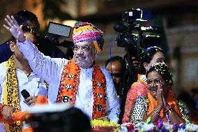 Union Home Minister Amit Shah Roadshow In Jaipur
