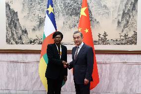 CHINA-BEIJING-WANG YI-CENTRAL AFRICAN REPUBLIC-FM-TALKS (CN)