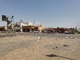 SUDAN-OMDURMAN-CONFLICT-DEVASTATED MARKET