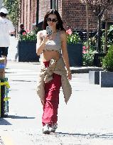 Emily Ratajkowski Out And About in NoHo - NYC
