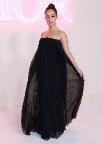 Celebs Attend Dior Pre-Fall Fashion Show - NYC