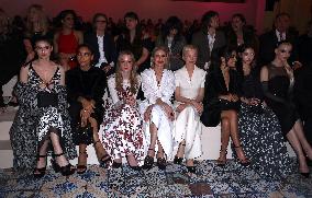 Dior Pre-Fall Fashion Show Front Row - NYC