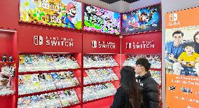 Nintendo Switch Game Console Store in Shanghai