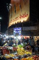 Iran-Daily Life Under Images Of IRGC Missiles