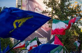 Iran-Celebrating Iran’s IRGC Missile And UAV Attack Against Israel