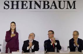 Claudia Sheinbaum, Candidate For The Presidency Of Mexico For The MORENA Party, Meets With Businessmen