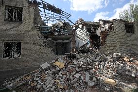 Consequences of Russian shelling in Donetsk region