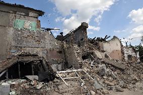 Consequences of Russian shelling in Donetsk region
