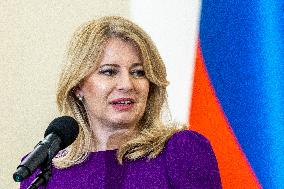 President Of The Slovak Republic Zuzana Caputova In Poland