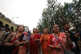 Chariot Procession Of Seto Macchindranath, Hindu God Of Rain And Harvest Starts In Nepal