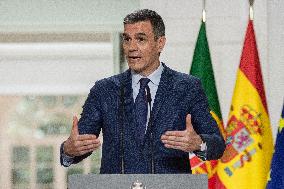 Meeting Between The President Of The Government Of Spain, Pedro Sánchez, And The Prime Minister Of Portugal, Luis Montenegro