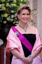 State Banquet For Luxembourg Royal Couple - Brussels
