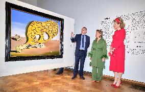 Royals Visit Exhibition On Surrealism - Brussels