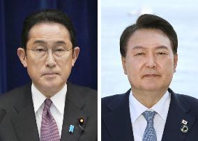Japan PM Kishida, S. Korean Pres. Yoon hold phone talks