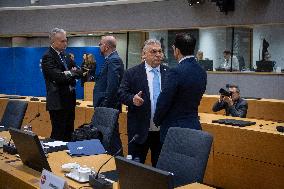 Prime Minister Of Hungary Viktor Orban At The European Council