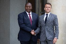 Emmanuel Macron welcomes President of Central African Republic - Paris