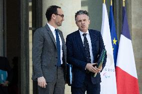 Weekly Cabinet Meeting - Paris