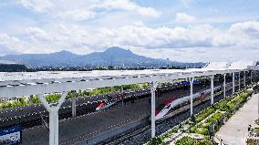 INDONESIA-JAKARTA-BANDUNG HIGH-SPEED RAILWAY-SIX-MONTH OPERATION