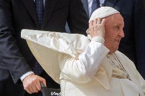 Pope Francis Presides Weekly General Audience - Vatican