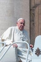 Pope Francis Presides Weekly General Audience - Vatican