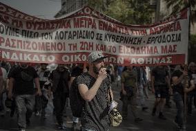 Nation Strike In Greece