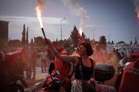 Nation Strike In Greece