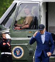 Biden Returns To White House From Pennsylvania - Washington