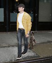 Orlando Bloom Walks His Dog - NYC