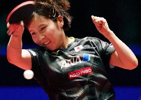 (SP)CHINA-MACAO-TABLE TENNIS-ITTF WORLD CUP-WOMEN'S SINGLES