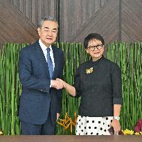 China's Wang Yi in Jakarta