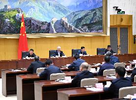 CHINA-BEIJING-ZHANG GUOQING-FLOOD CONTROL-DROUGHT RELIEF-NATIONAL VIDEO CONFERENCE (CN)