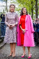 Queen Maxima And Queen Letizia Royal Visits - Amsterdam