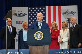 Kennedy Family Endorses Joe Biden And Kamala Harris At Campaign Rally