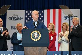 Kennedy Family Endorses Joe Biden And Kamala Harris At Campaign Rally