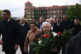 President Lech Kaczynski Funeral 14th Anniversary