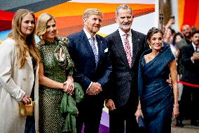 Royals Visit The Straat Museum - Amsterdam