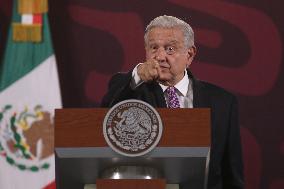 Mexico’s President Andres Manuel Lopez Obrador Press Conference